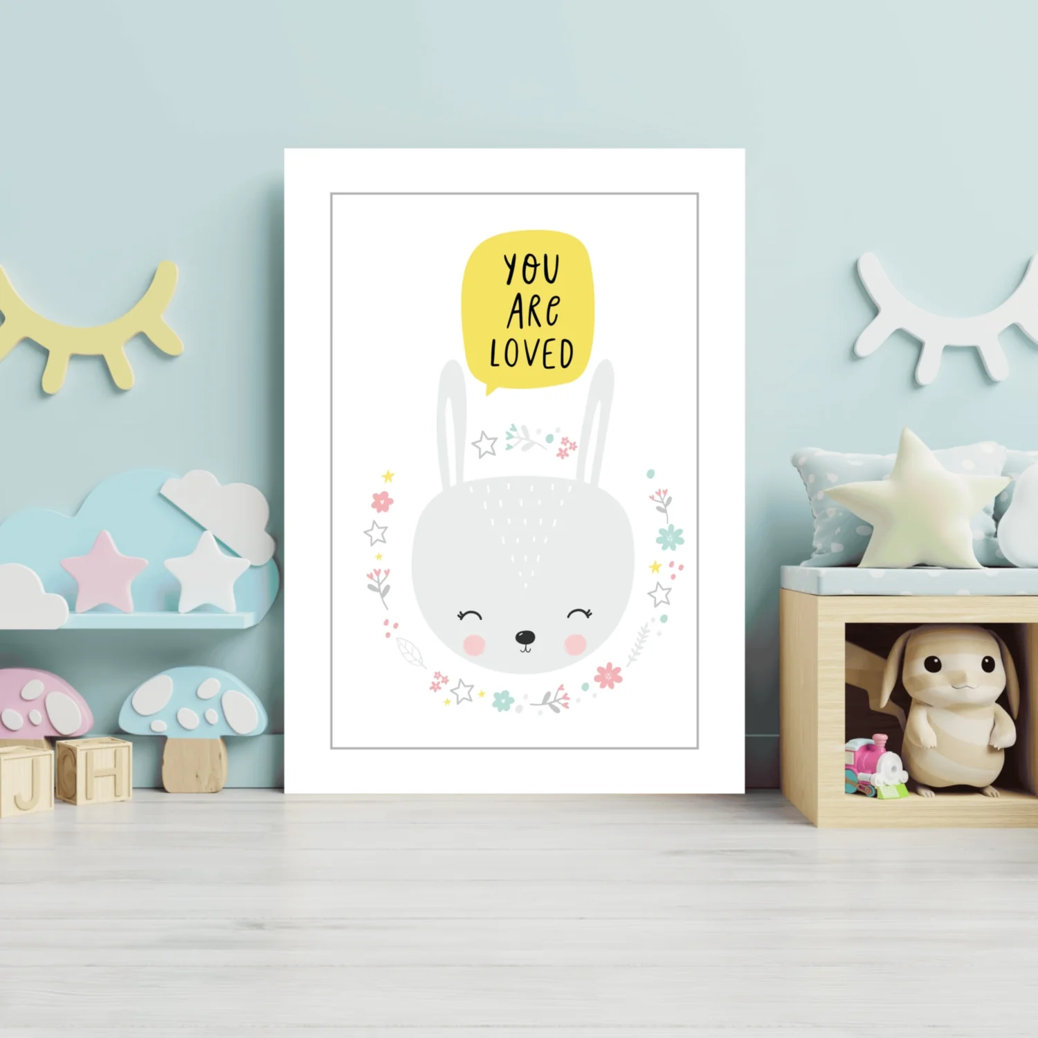 You Are Loved Aluminum Print - Image 3