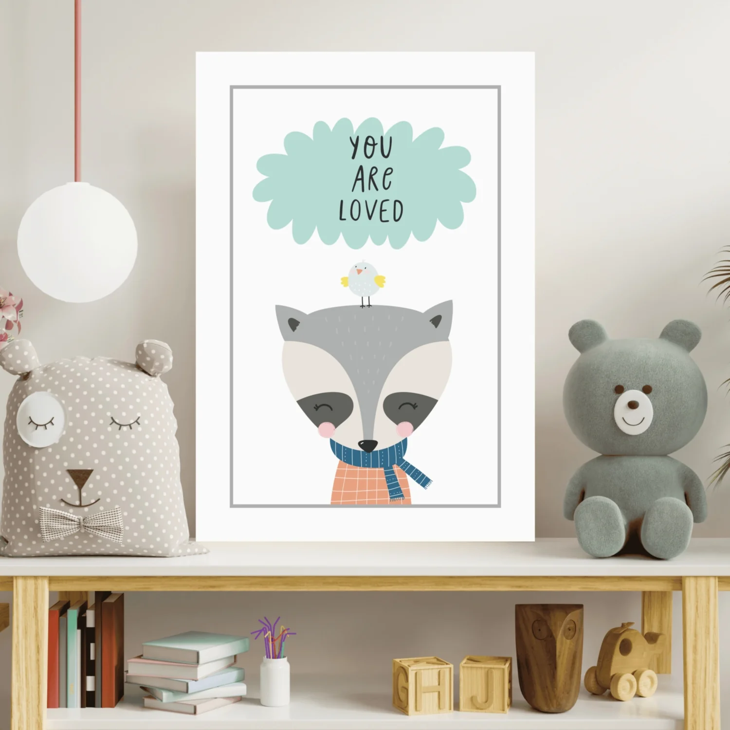 You Are Loved Aluminum Print - Image 5