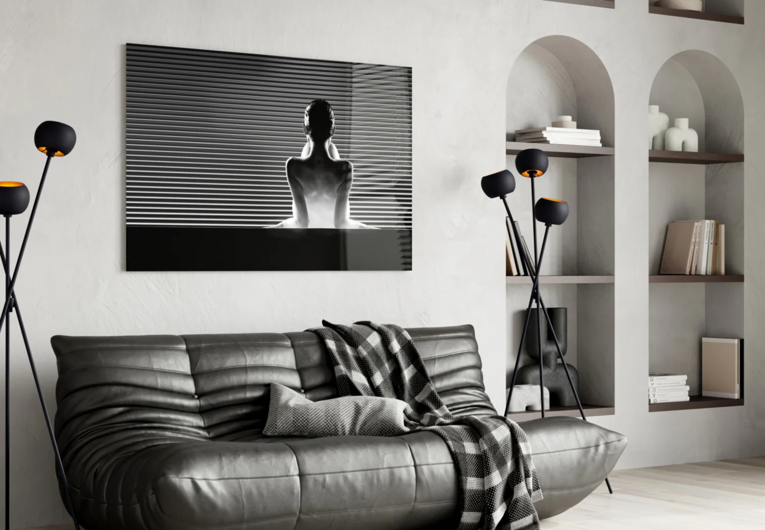 Against the Wall Glass Wall Art - Image 4